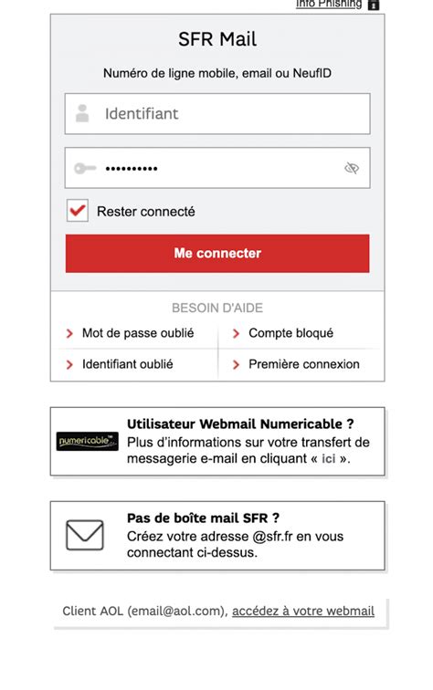 webmail sfr|Tous les moyens pour vous connecter à votre boîte mail SFR